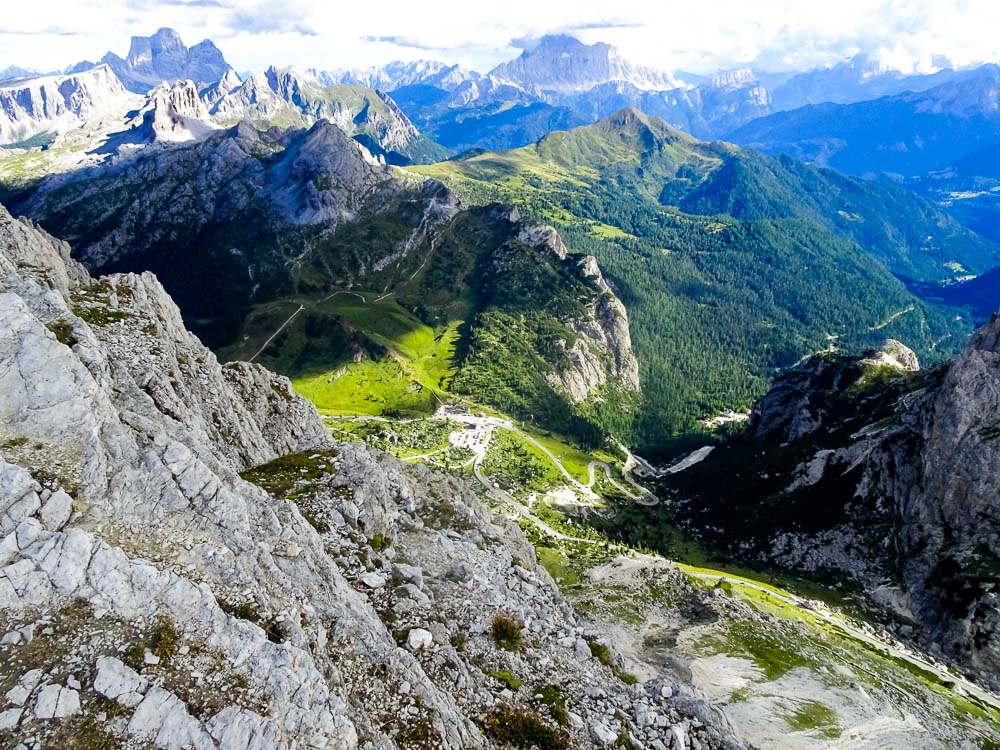 Klettersteig Tomaselli (D) auf die südliche Fanesspitze (Italien)