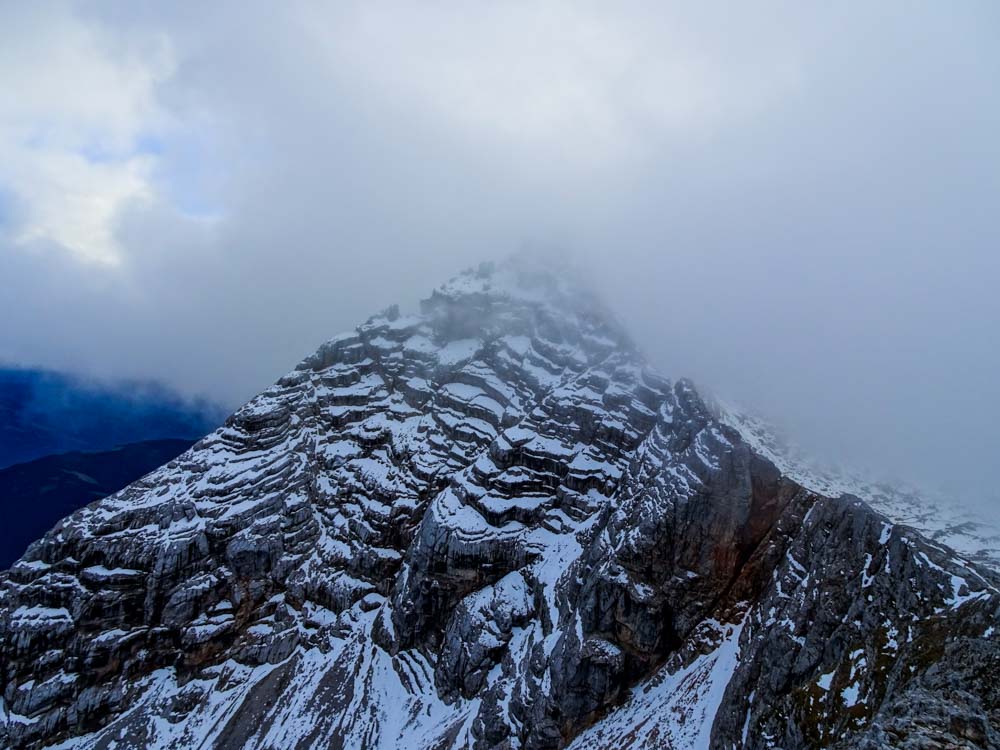 Birnhorn über westliche Mitterspitze und Leoganger Klettersteig (E) und Kuchelhorn im Abstieg (Salzburg/Leoganger Steinberge)